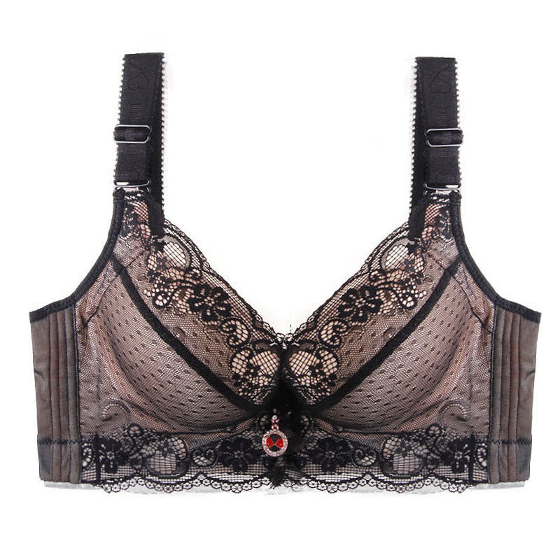 Fashion Lace Gather Bra