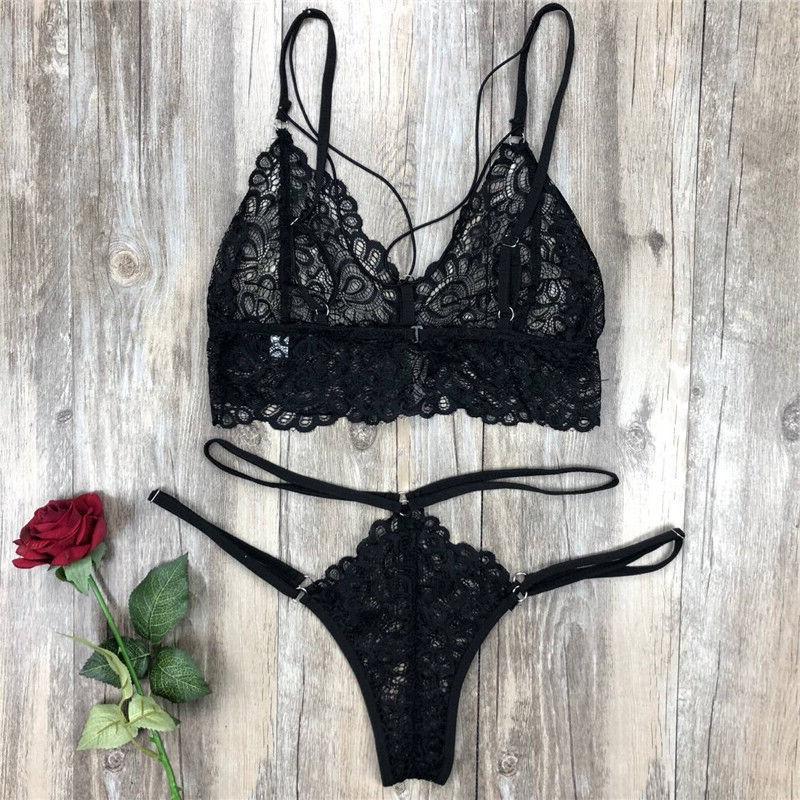 Bandage Lace Lingerie Set