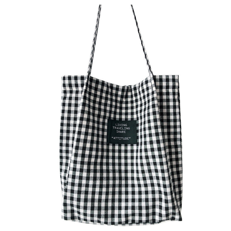 Classic Vintage Canvas Female Shopping Bag