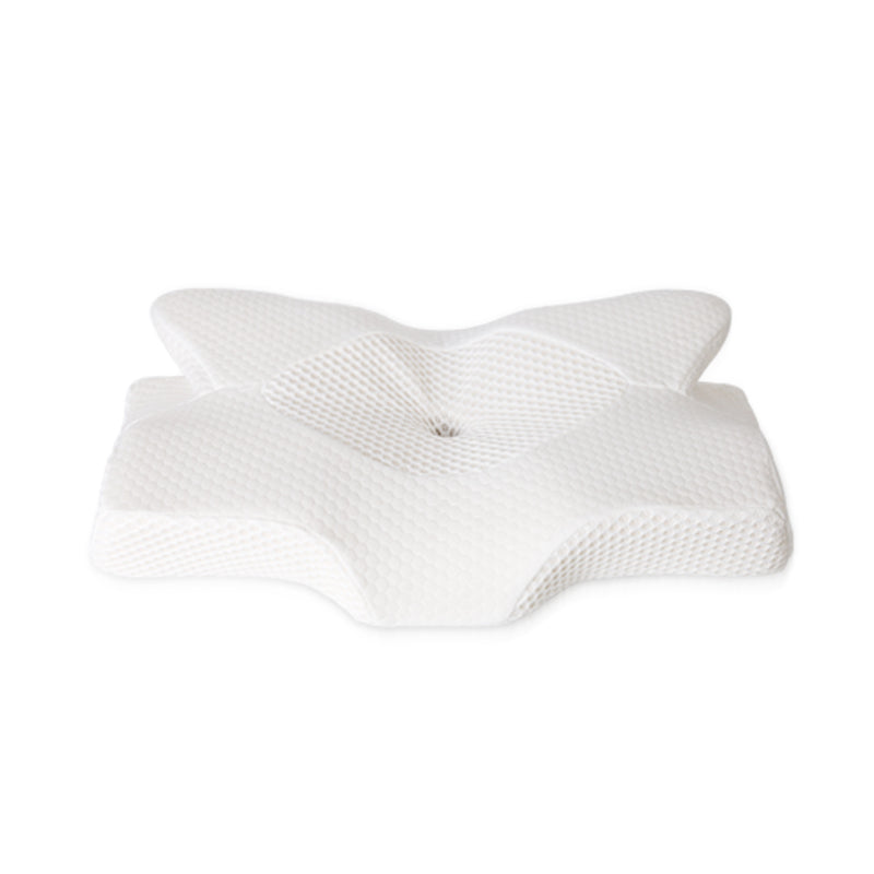 Slow Rebound Memory Cotton Pillow Protect Cervical Vertebra Ox Horn Pillow Health Care Adult Single Sleeping Pillow Core