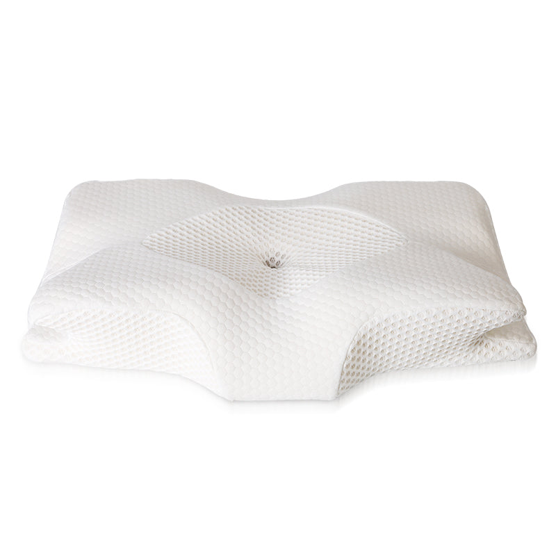 Slow Rebound Memory Cotton Pillow Protect Cervical Vertebra Ox Horn Pillow Health Care Adult Single Sleeping Pillow Core