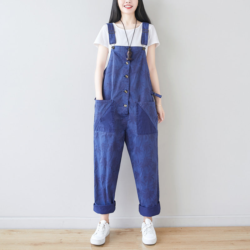 Korean-Style Women's Overalls