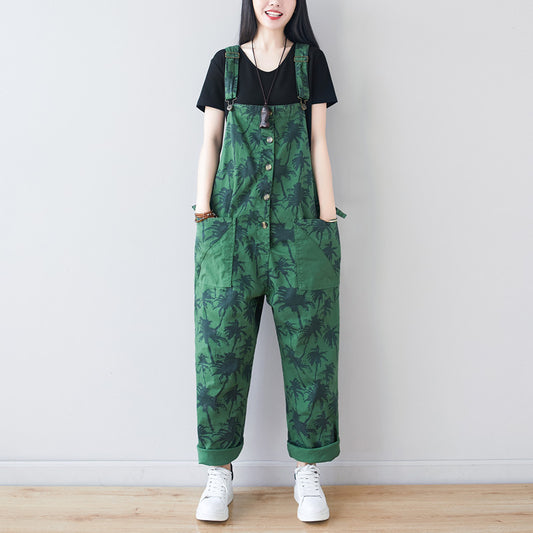 Korean-Style Women's Overalls