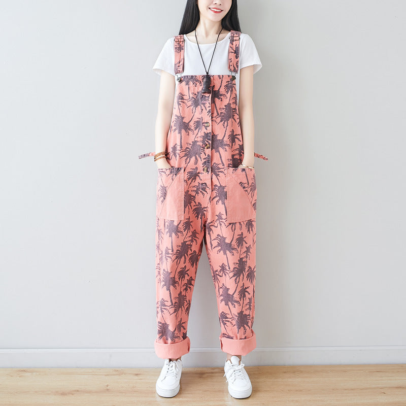 Korean-Style Women's Overalls