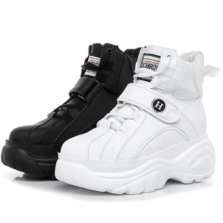 New Thick-Soled High-Top Hip-Hop Sneakers For Women