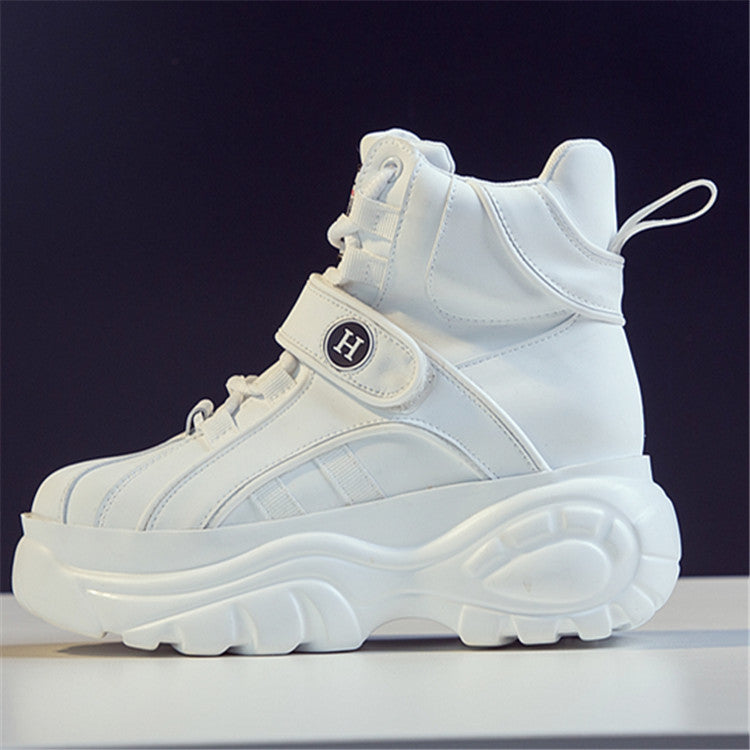 New Thick-Soled High-Top Hip-Hop Sneakers For Women