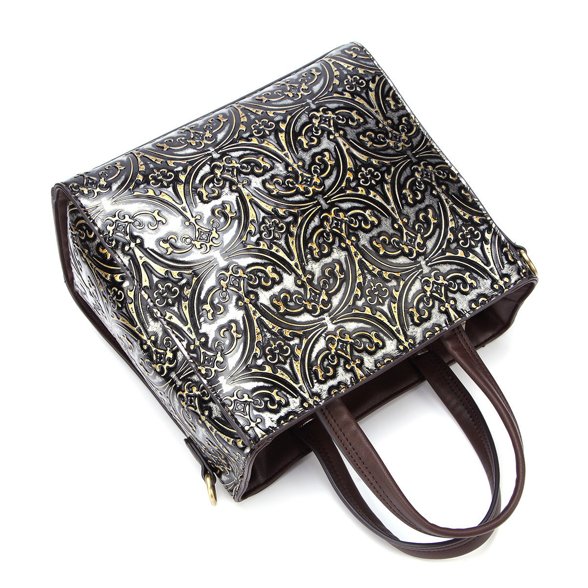 New Spring Retro Embossed Handmade Handbags Casual Messenger Shoulder Handbag