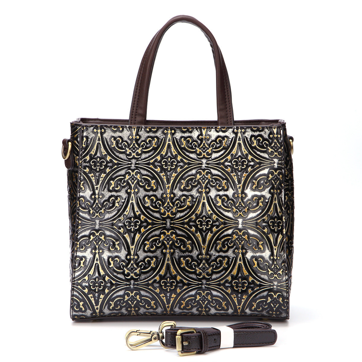 New Spring Retro Embossed Handmade Handbags Casual Messenger Shoulder Handbag