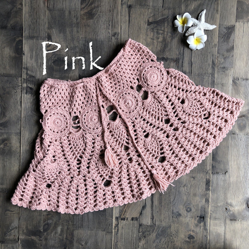 Knitted Beach Bikini Skirt