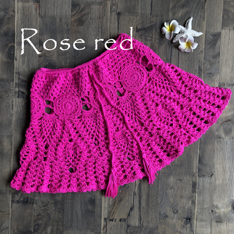 Knitted Beach Bikini Skirt