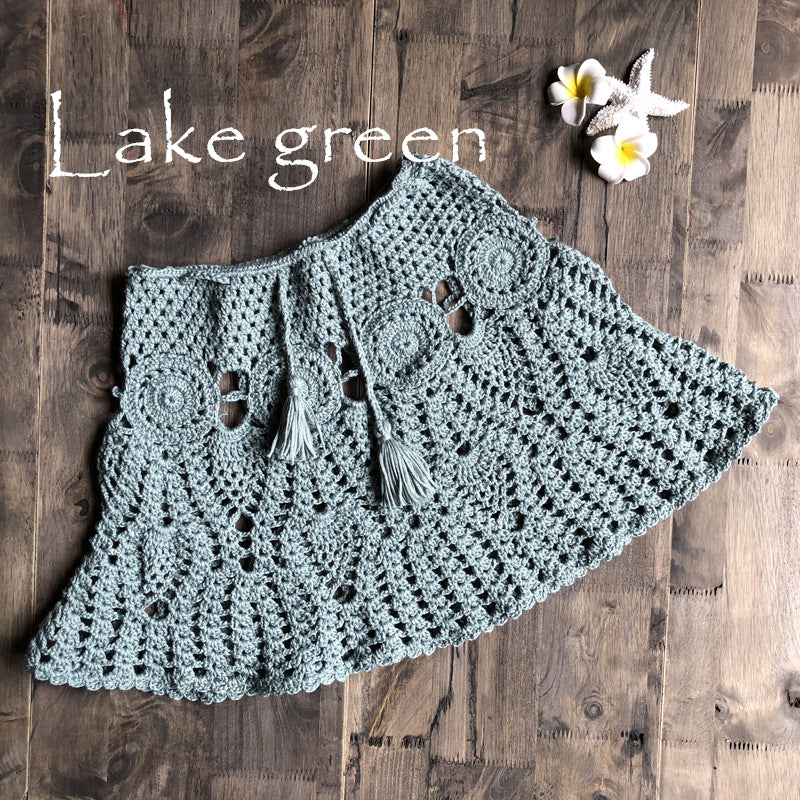 Knitted Beach Bikini Skirt