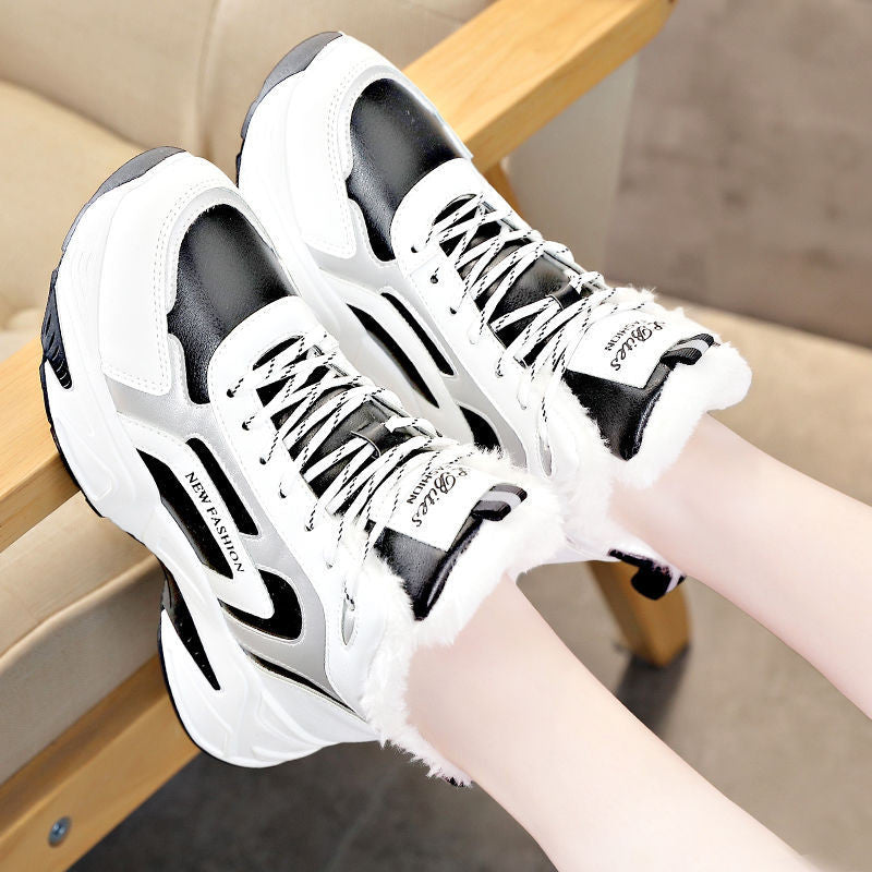 Korean-Style All-Match Cotton Sports Shoes For Women