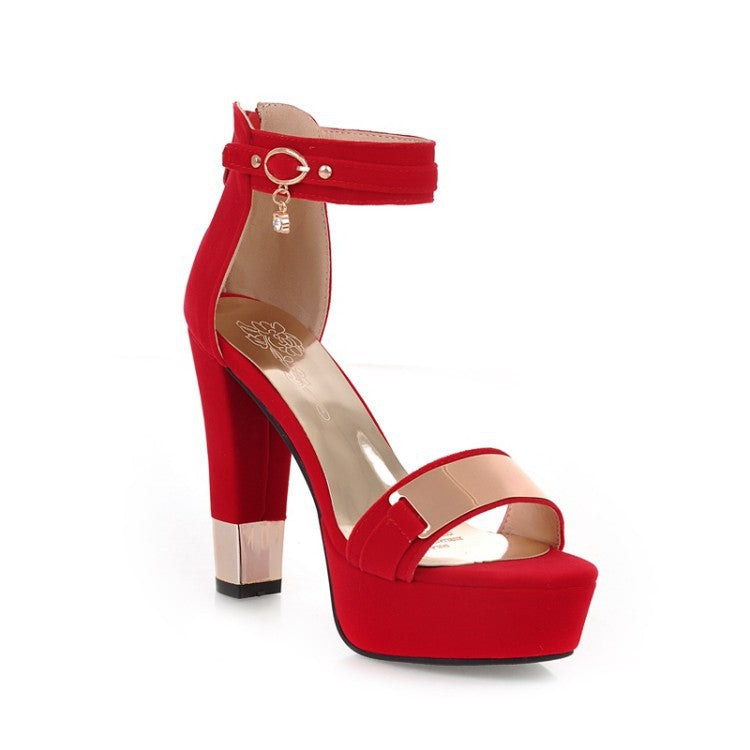 European & American-Style Super-High-Heels Sandals