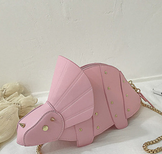 Triceratops Chic Mini  Fashion Handbag