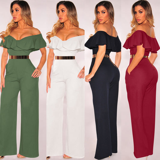 Women's New Standard Code Falbala Jumpsuits