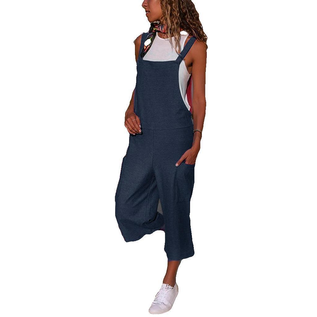 Women's Overalls - Casual Loose Trousers