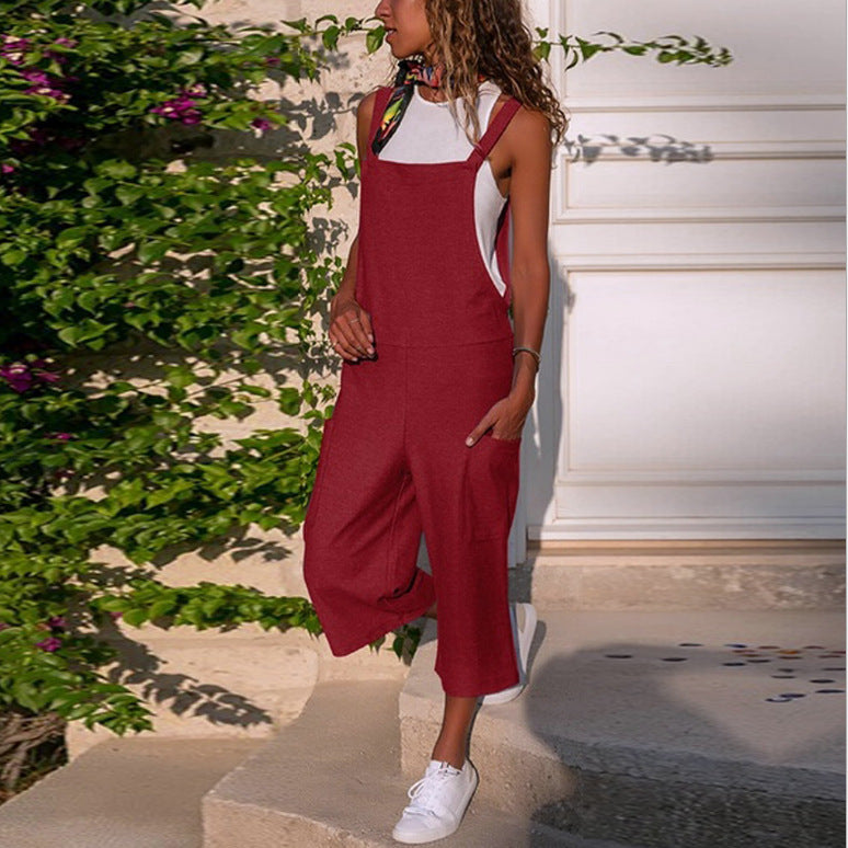 Women's Overalls - Casual Loose Trousers