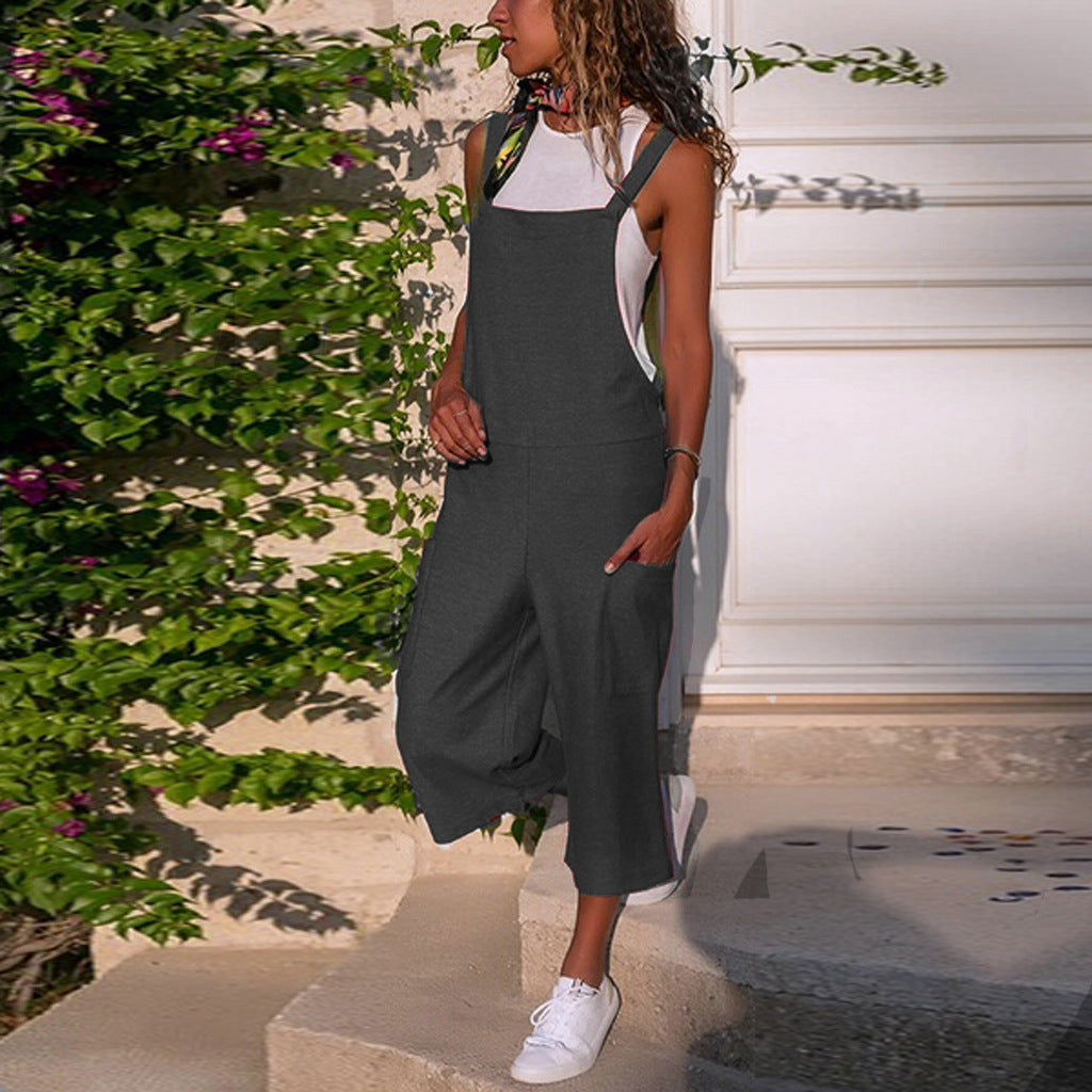 Women's Overalls - Casual Loose Trousers