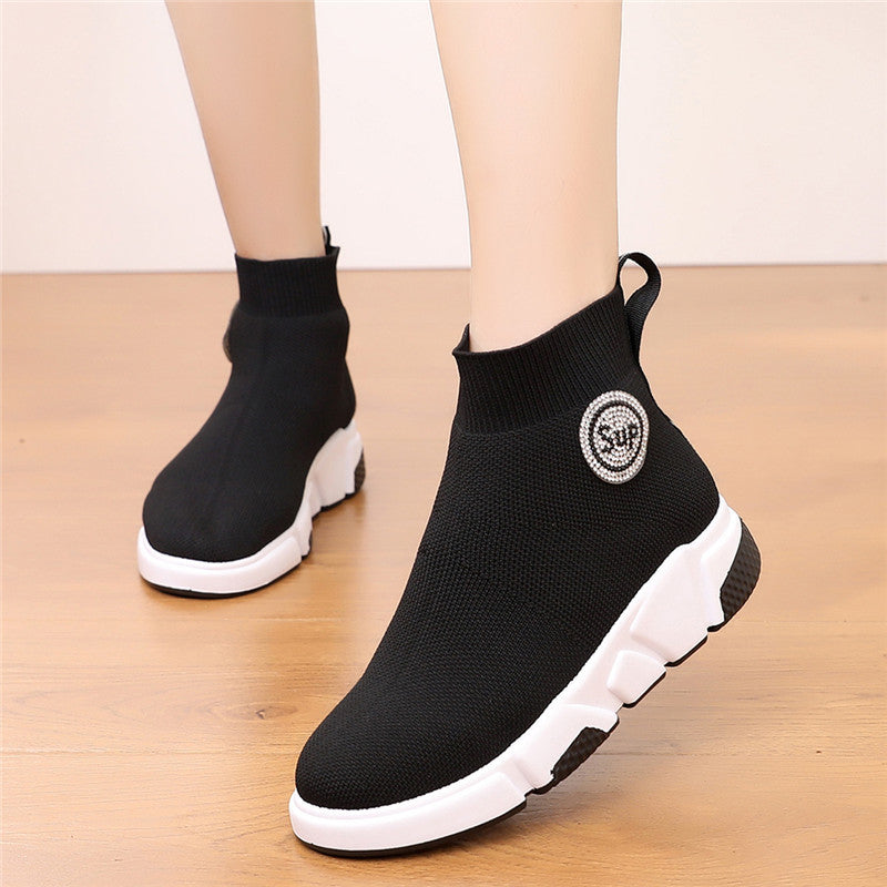 Women's Elastic Casual Sports Boots