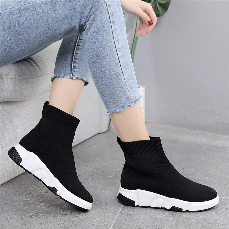 Women's Elastic Casual Sports Boots