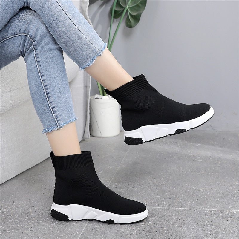 Women's Elastic Casual Sports Boots