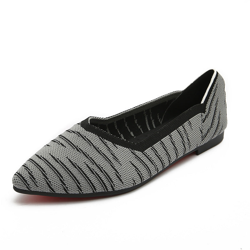 Women's Casual Mesh Shoes - Slip-On Loafers