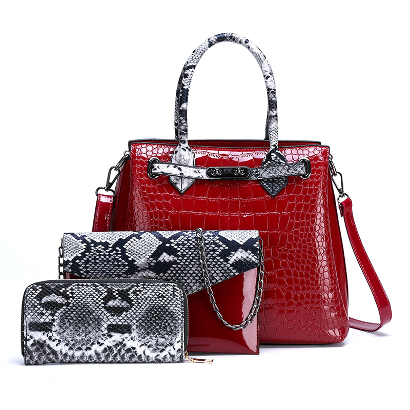 High-Quality Geometric Pattern Ladies' Handbag(s)
