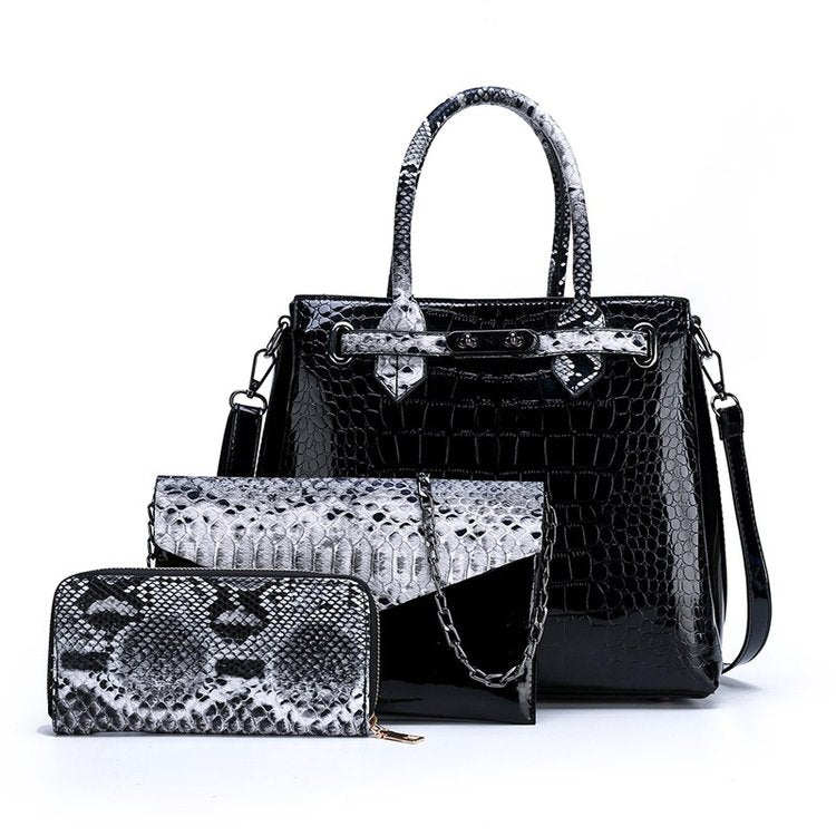 High-Quality Geometric Pattern Ladies' Handbag(s)