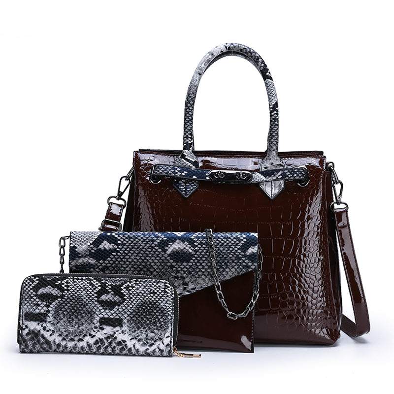High-Quality Geometric Pattern Ladies' Handbag(s)