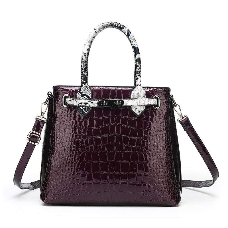 High-Quality Geometric Pattern Ladies' Handbag(s)