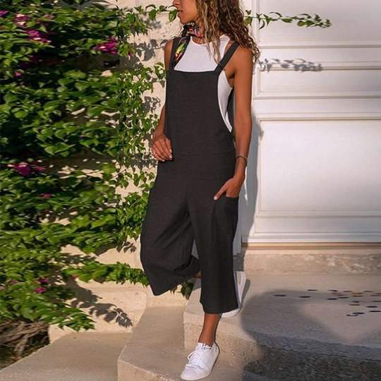 Women's Overalls - Casual Loose Trousers