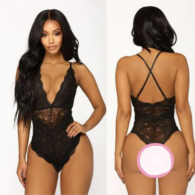 Women's Lace-Up One-Piece Underwear