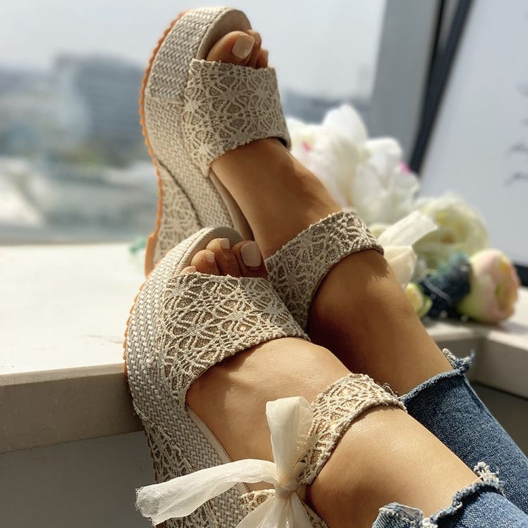 Platform Wedge-Heels Baotou Sandals