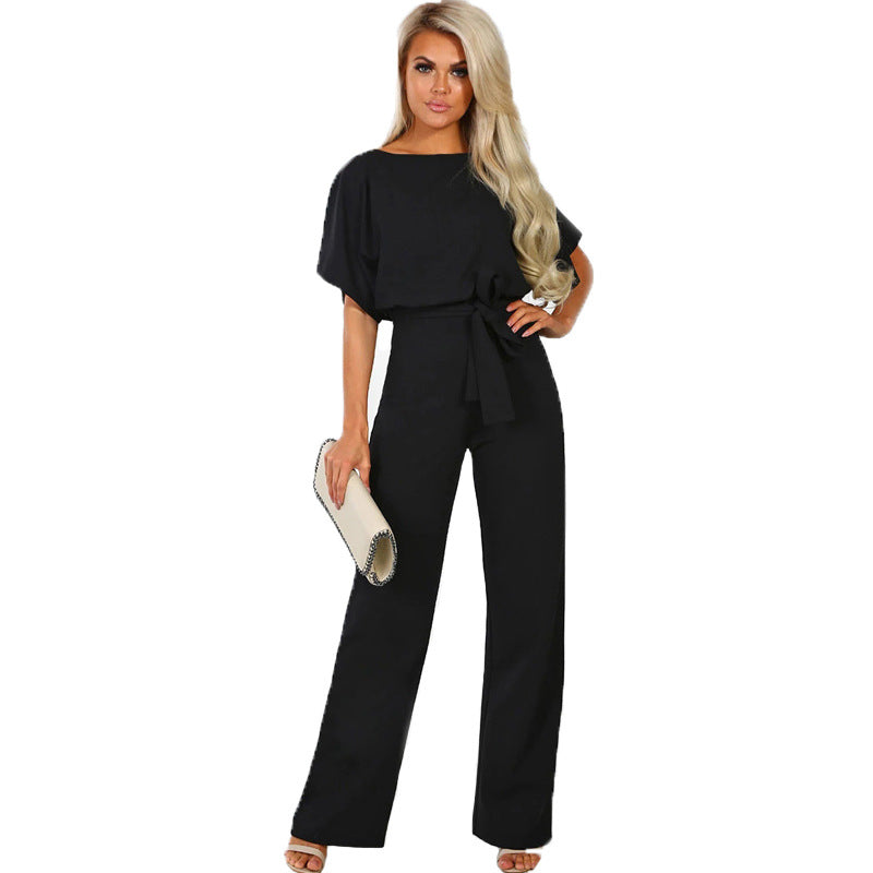 Slim Strappy Female Jumpsuit