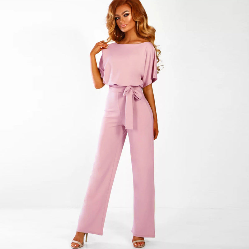 Slim Strappy Female Jumpsuit