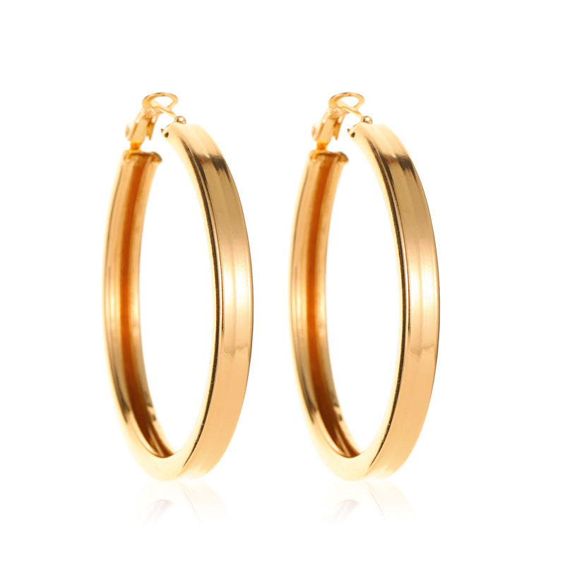 Big Hoop Earrings For Women Gold Silver Colour