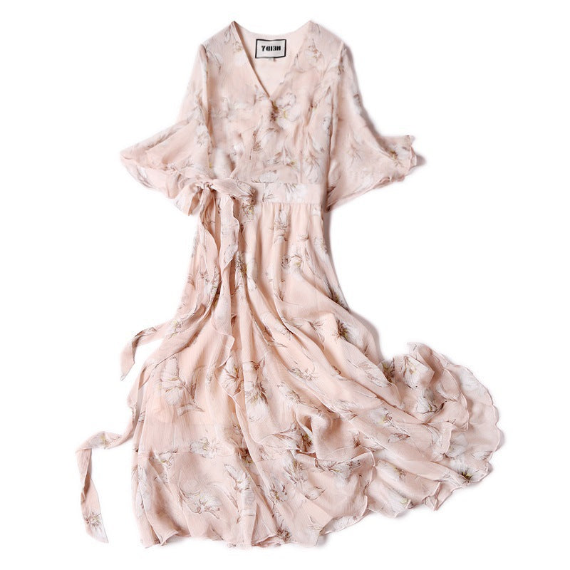 New Chiffon Midi Dress