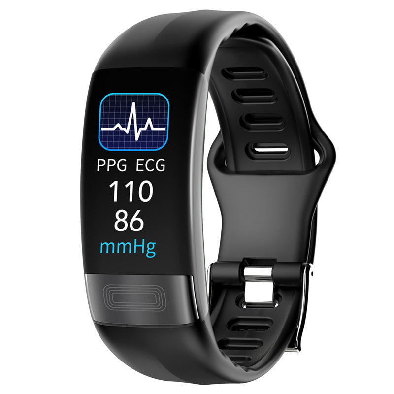 Body Temperature Smart Bracelet - ECG, Heart Rate, Blood Pressure Blood & Oxygen Health Test Watch