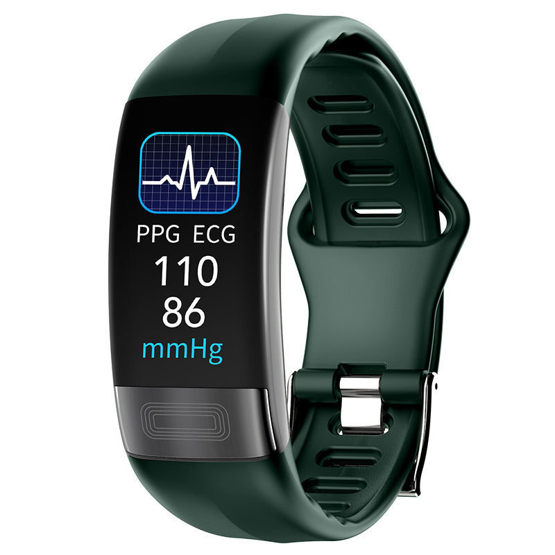 Body Temperature Smart Bracelet - ECG, Heart Rate, Blood Pressure Blood & Oxygen Health Test Watch