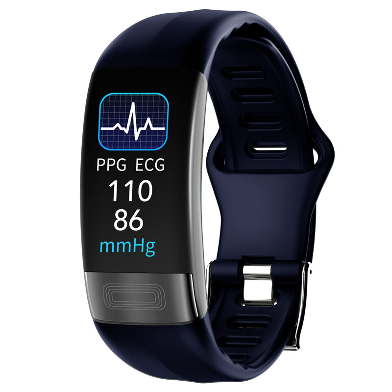 Body Temperature Smart Bracelet - ECG, Heart Rate, Blood Pressure Blood & Oxygen Health Test Watch