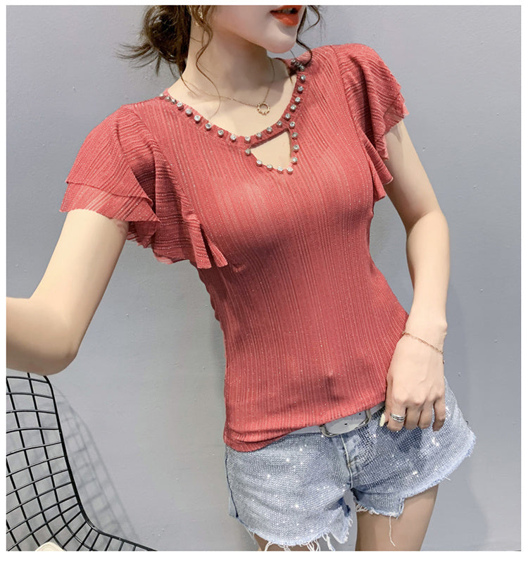 New Fashion Flying-Sleeve Tube Top