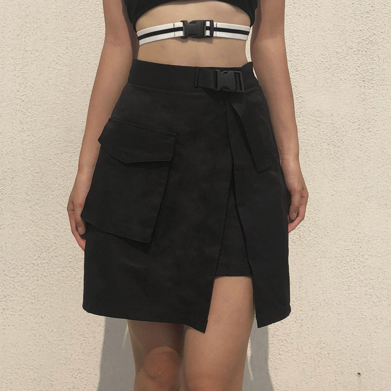 Hip-Hop Irregular Wild Skirt