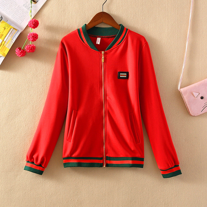 Women's Short Baseball Jacket