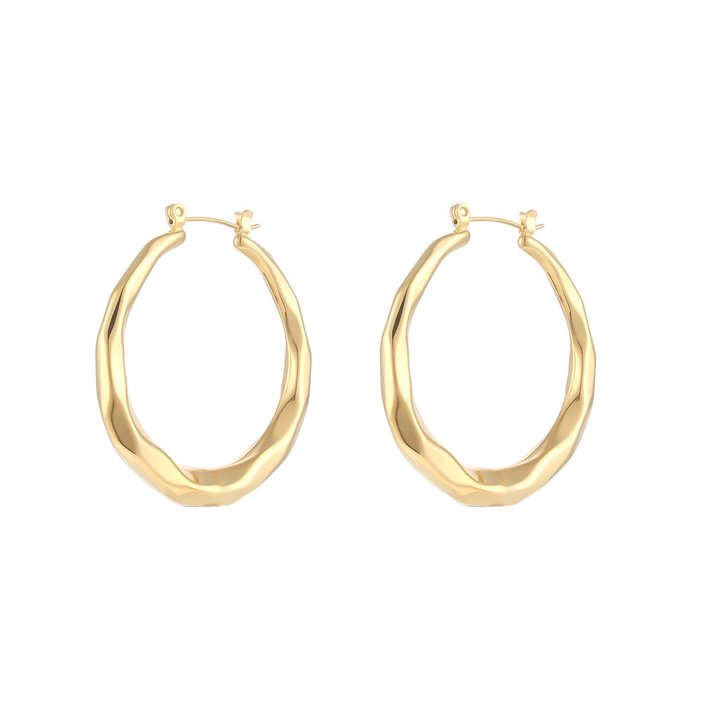 Geometry Earrings - Aire Hoop