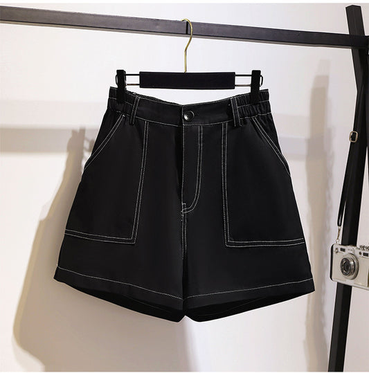 Women's Casual Zipper Shorts