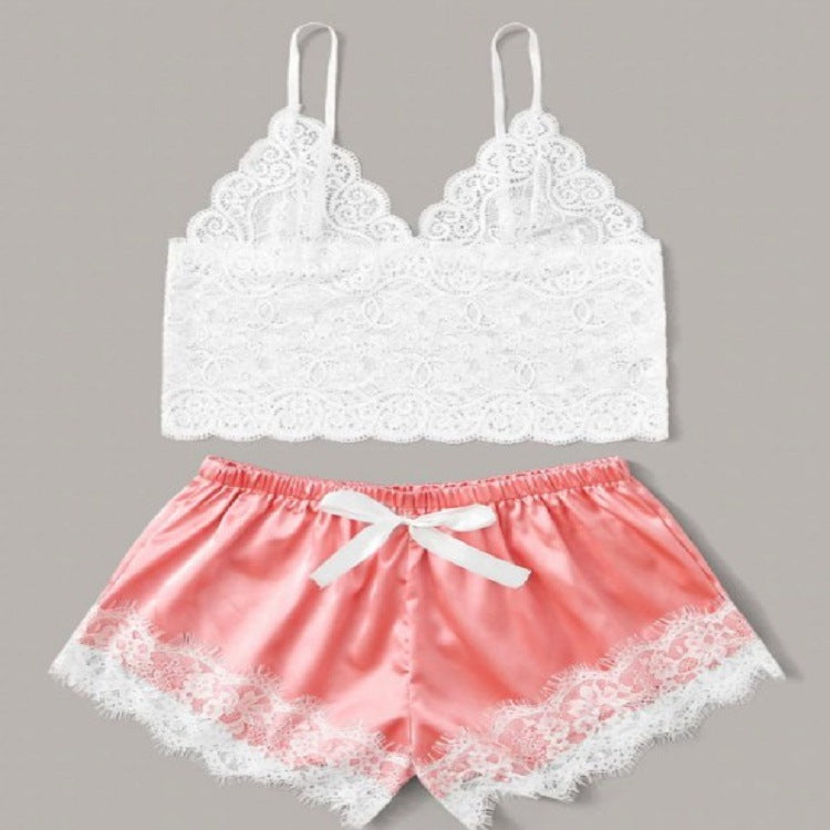 Lace Shorts & Top Lingerie