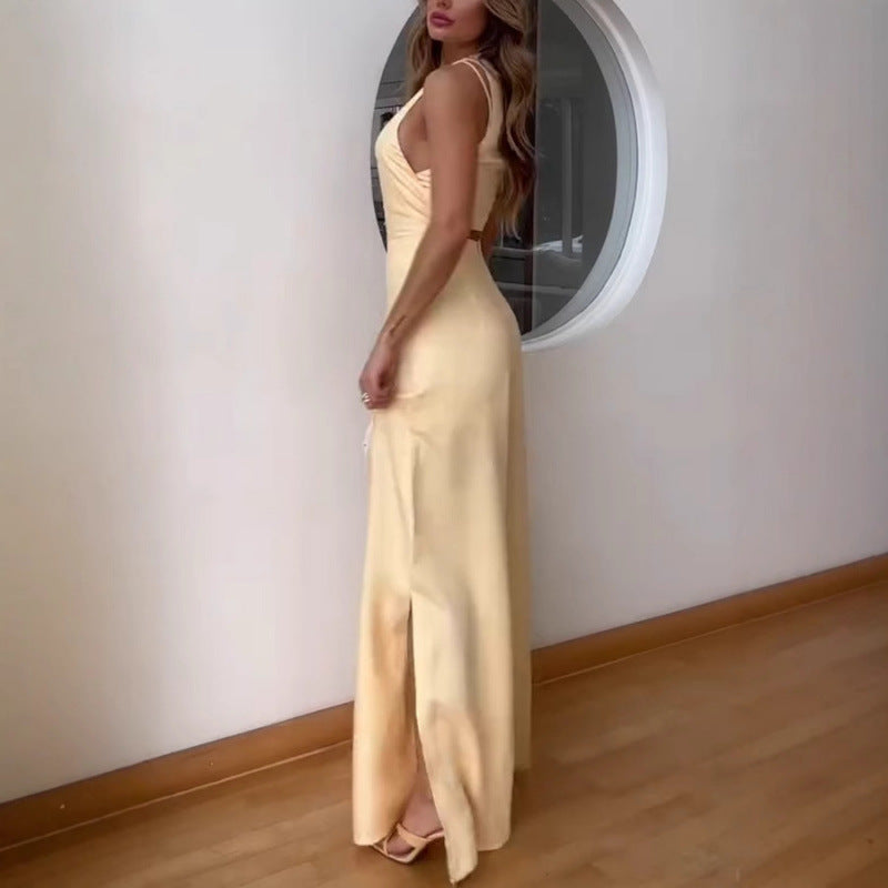 Loose Straight-Leg Pants Jumpsuit