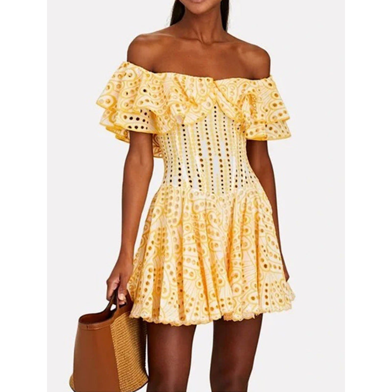 Women's Fashion Waist-controlled Holiday Dress