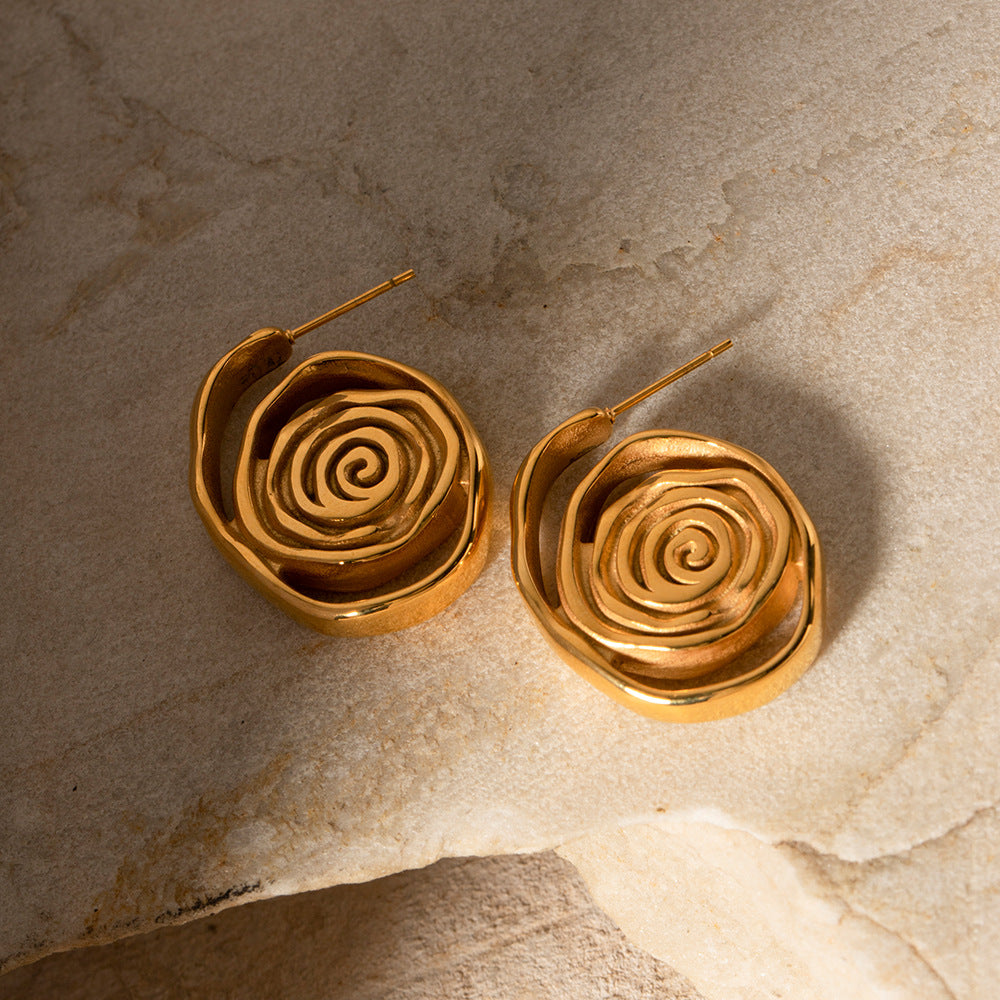 Ins Titanium Steel Earrings