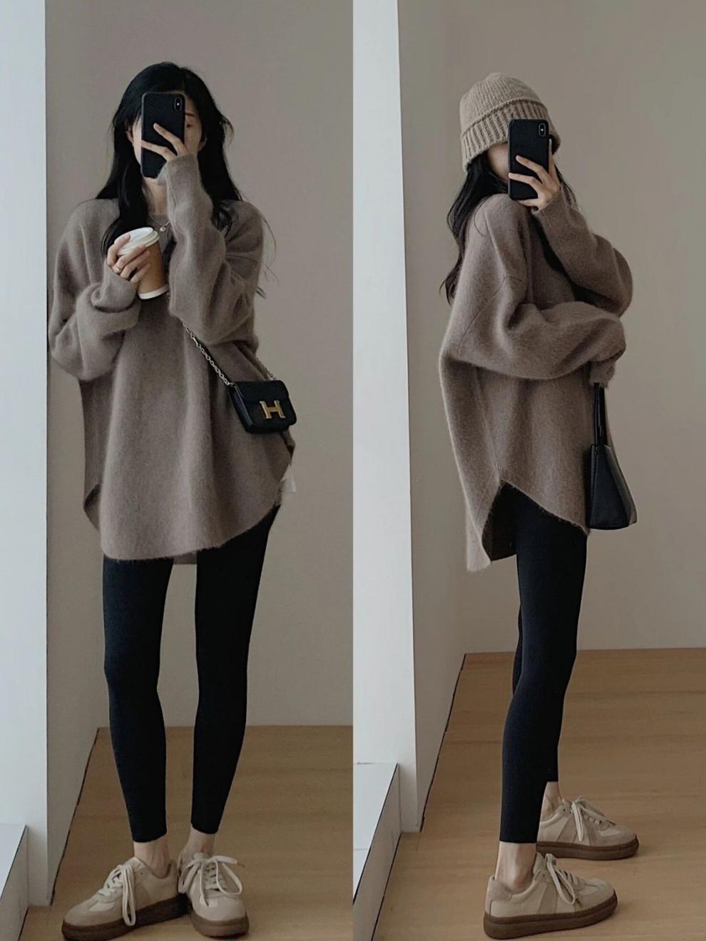 High-Grade Versatile Soft Glutinous Knitted Women's Sweater